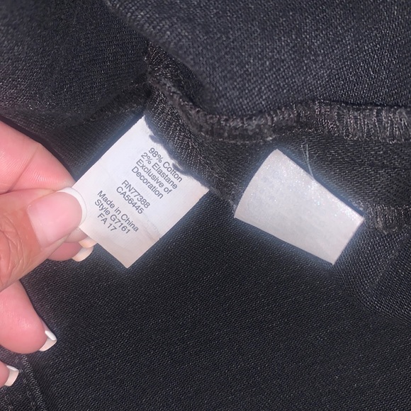 Madewell Step-Hem Jean Skirt in Washed Black - Picture 5 of 7